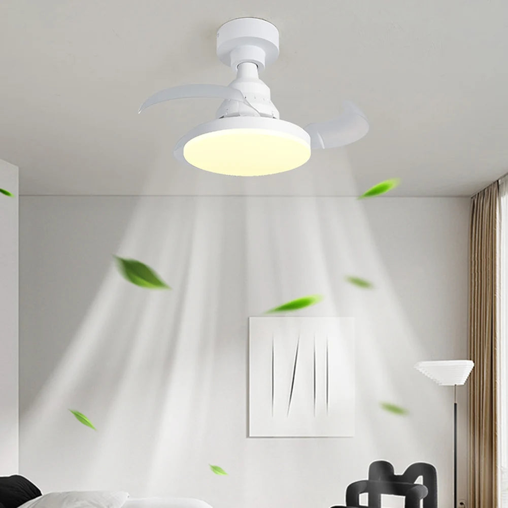 LED Ceiling Fan with Remote – Invisible Blade Design Home Appliances Peaceful Pleasures Health and Wellness
