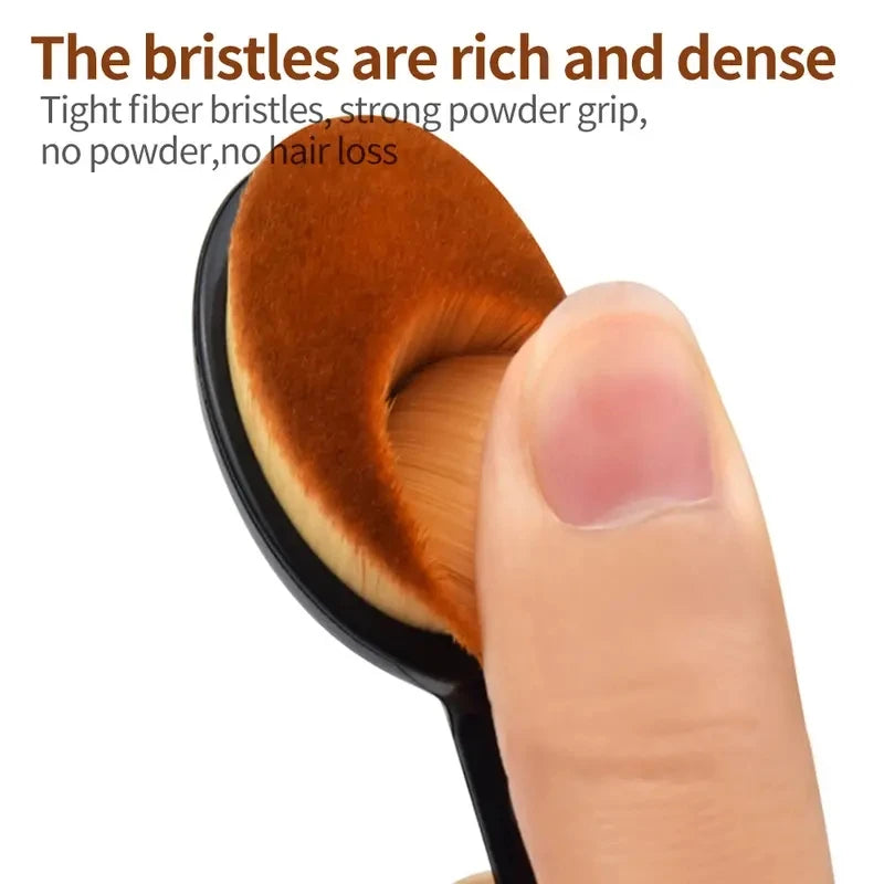 1/2/5/10PCS Large Foundation Brush Toothbrush Shape Makeup Make Up Tool Get Fast Even Application of Creams and Powders Cosmetic Peaceful Pleasures Health and Wellness