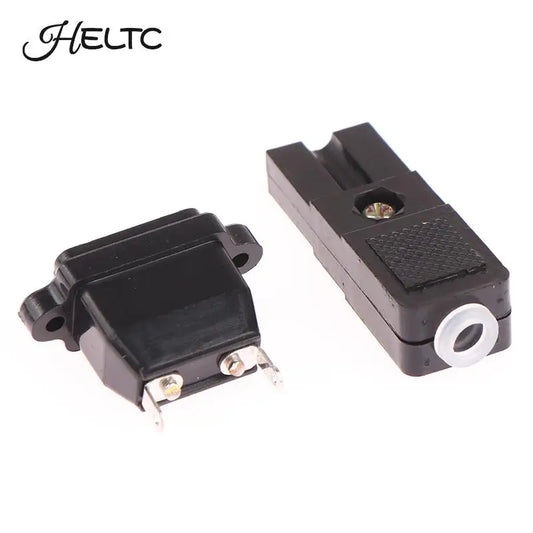 2-Pin DC Power Plug Connector | 2-Core EU Socket 250V 10A Power Plug Connector Peaceful Pleasures Health and Wellness