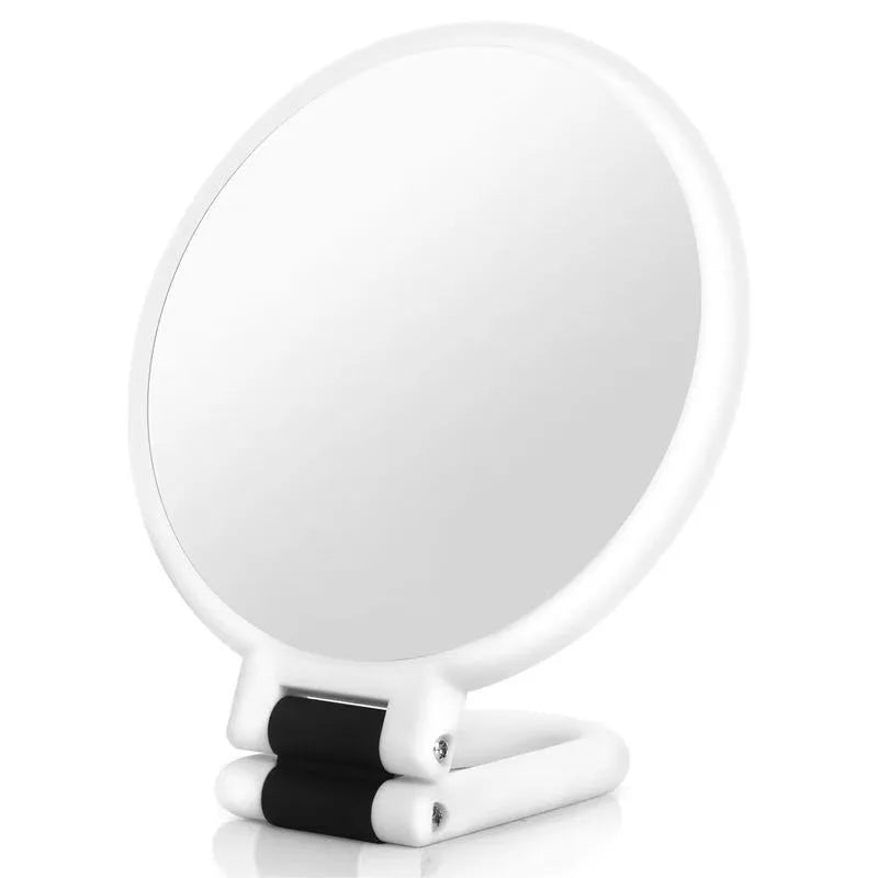 Beauty Hand Mirror, 30X Magnifying Mirror on Stand, Double Sided Magnifying Mirror with 30X/1X Magnification, 360°Adjustable Han Peaceful Pleasures Health and Wellness
