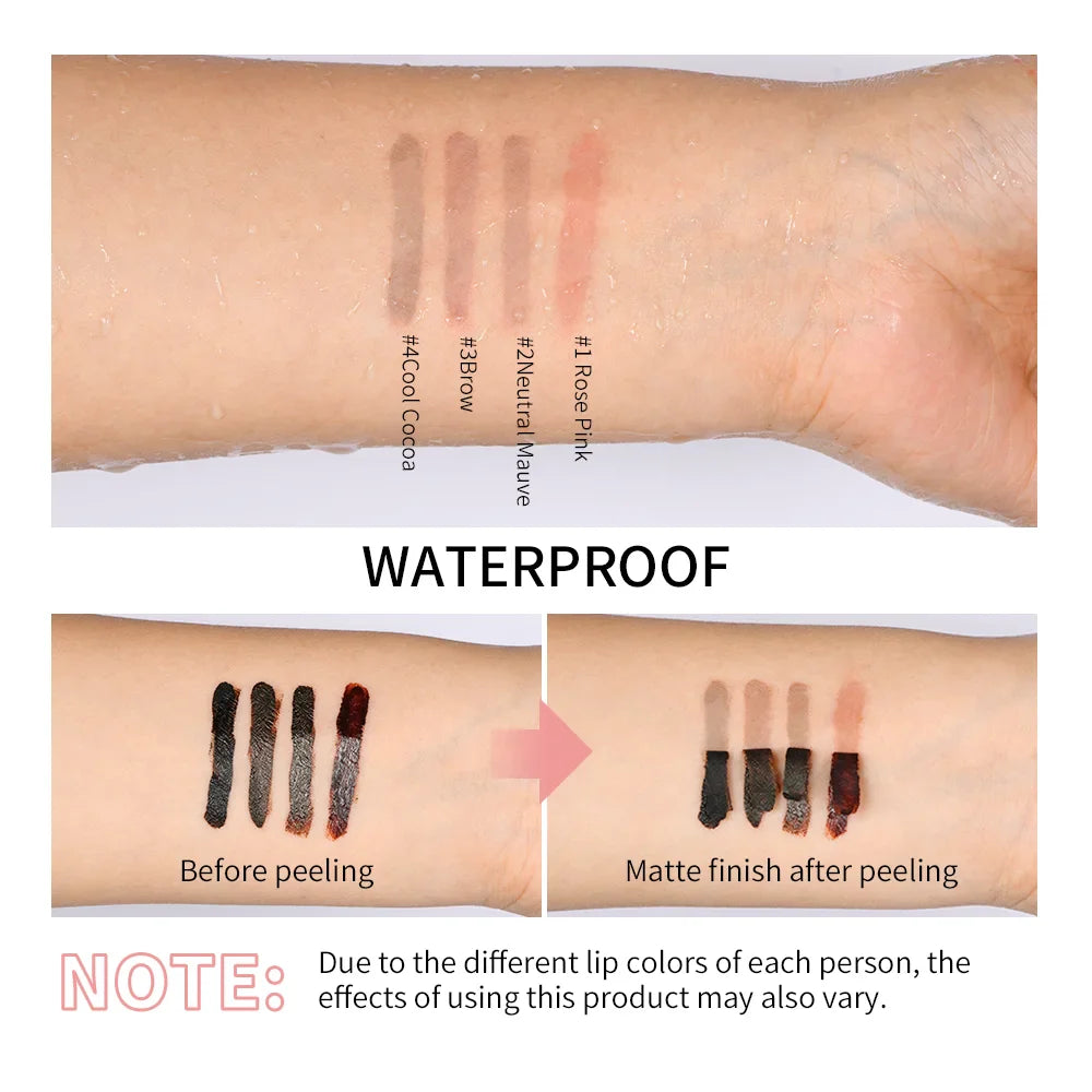 ibcccndc Peel Off Lip Tint 4 Colors | Matte Waterproof Liner