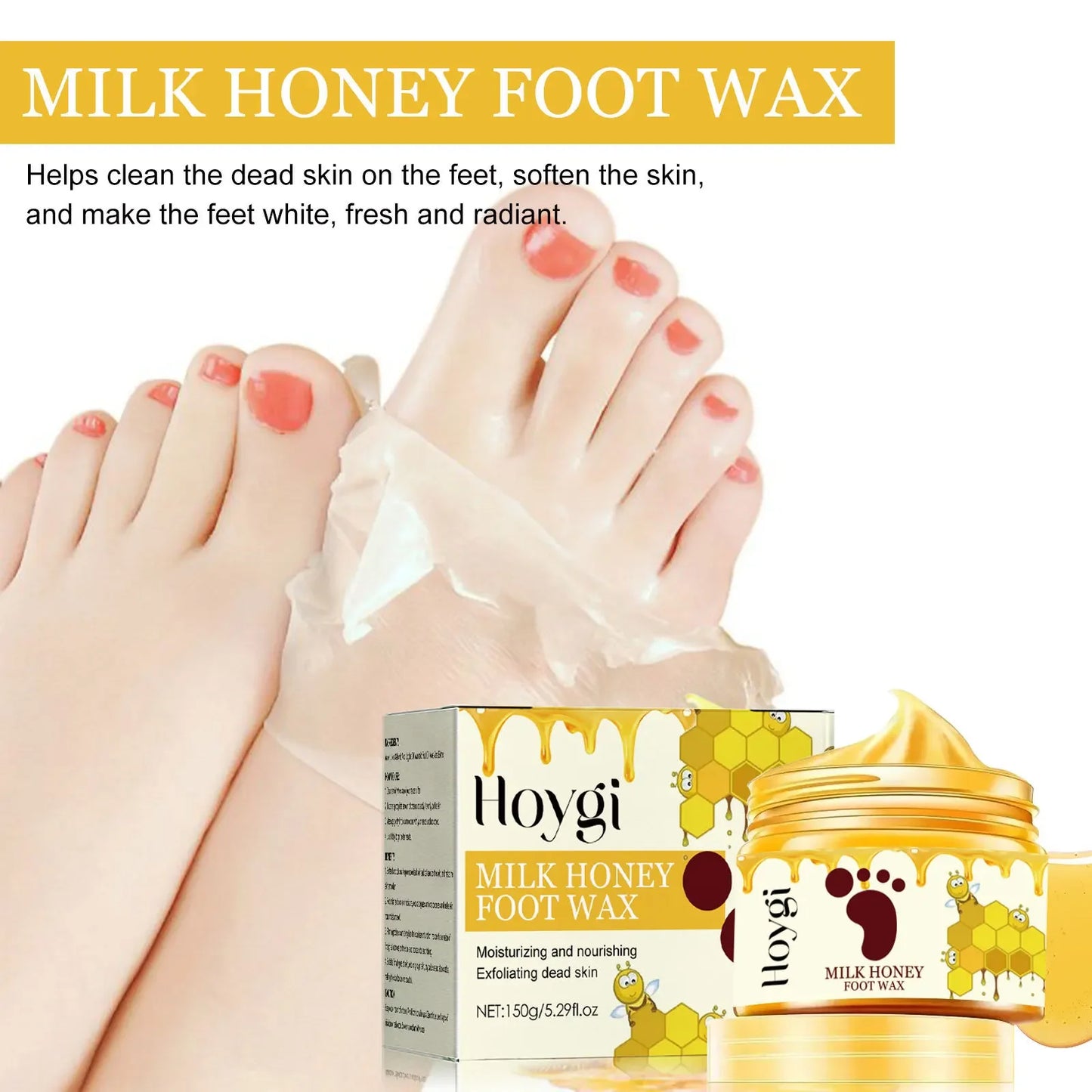 Anti Drying Foot Wax Exfoliating Remove Callus Peeling Soften Repair Roughness Nourishing Hydrating Moisturizing Foot Care Cream Peaceful Pleasures Health and Wellness
