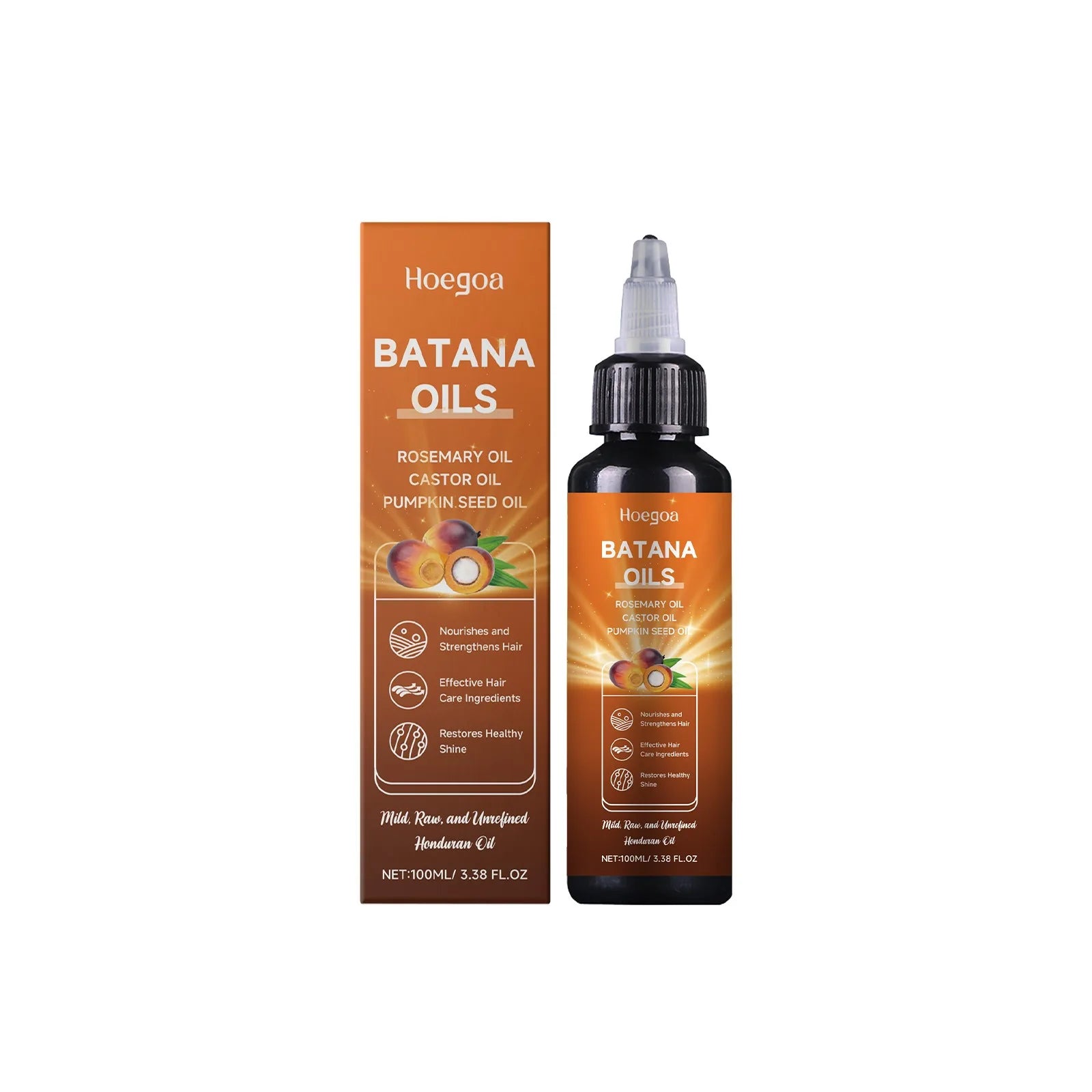 Batana Rosemary Hair Growth Oil – Scalp Nourish & Repair 100ml Hair Growth Oil Peaceful Pleasures Health and Wellness 100ml boxed