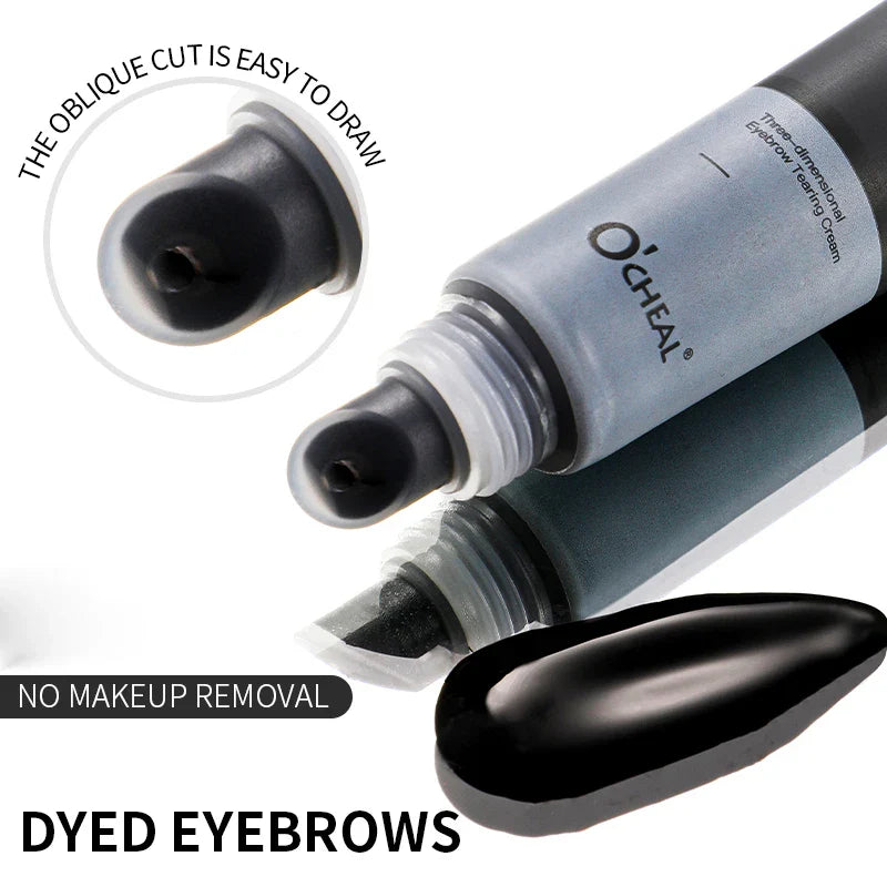 Tear-Off Eyebrow Dye Cream – Waterproof & Natural Look