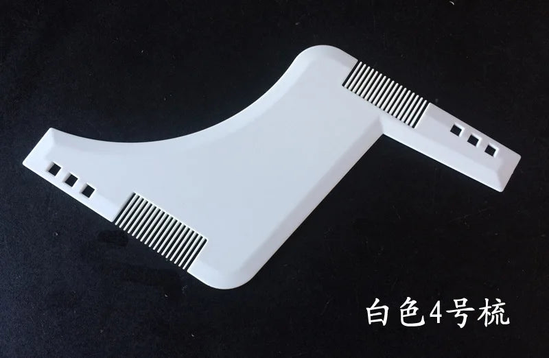 Men's Beard Shaping Template Ruler & Styling Comb Tool