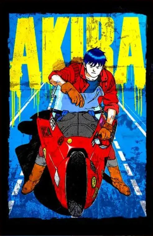 Akira Anime Retro HD Canvas Wall Art Poster | Japan Print