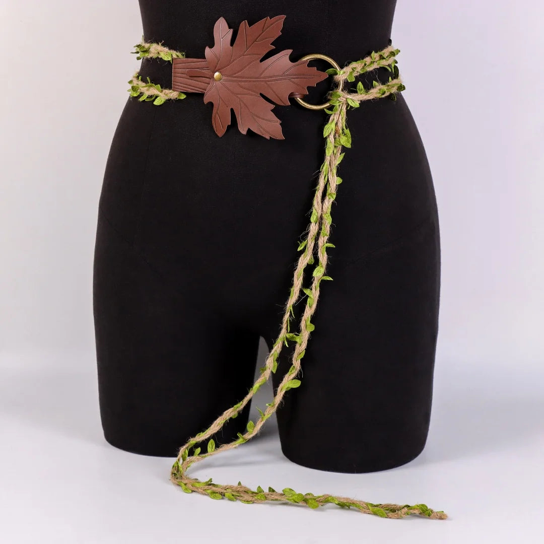 Medieval Long Knot Ring Belt Nordic Witch Rope Viking Revival Costume