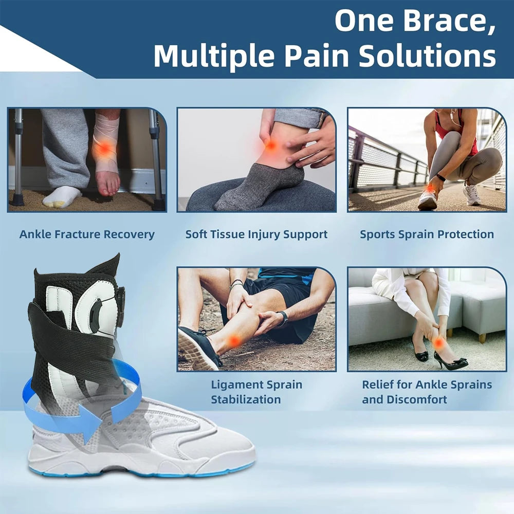 1PCS Plantar Fasciitis Night Splint - Adjustable Foot Brace for Heel Relief-Sleep Support for Foot Drop - Ideal Gift for Seniors Peaceful Pleasures Health and Wellness