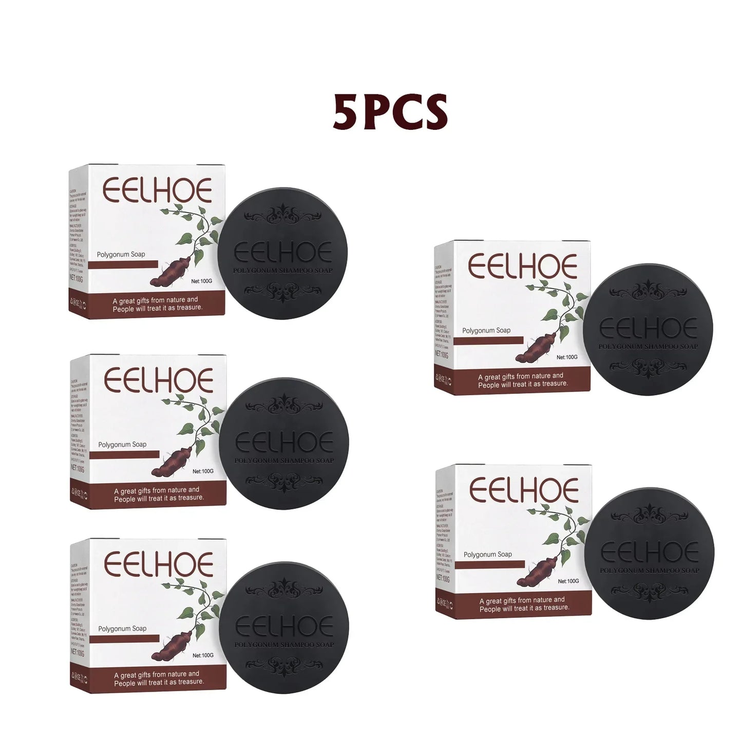 EELHOE Polygonum Multiflorum Ginseng Shampoo Soap – Gray Hair