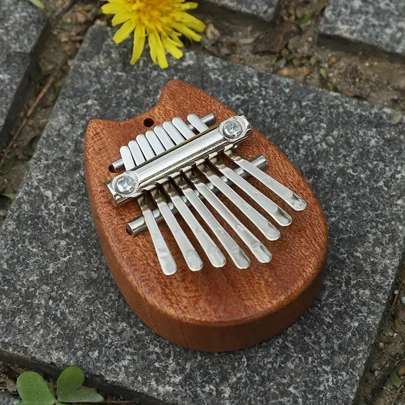 8-Key Mini Wooden Kalimba Thumb Piano | Beginner Gift