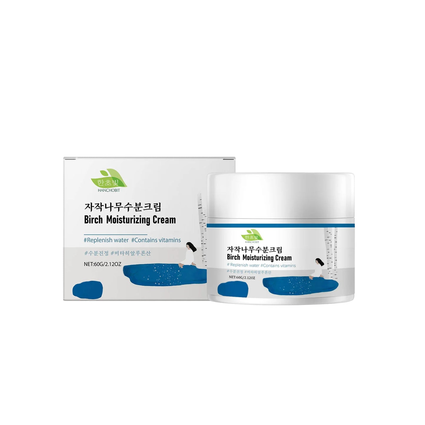 Hanchobit Birch Moisturizing Cream | Brighten & Nourish 60g