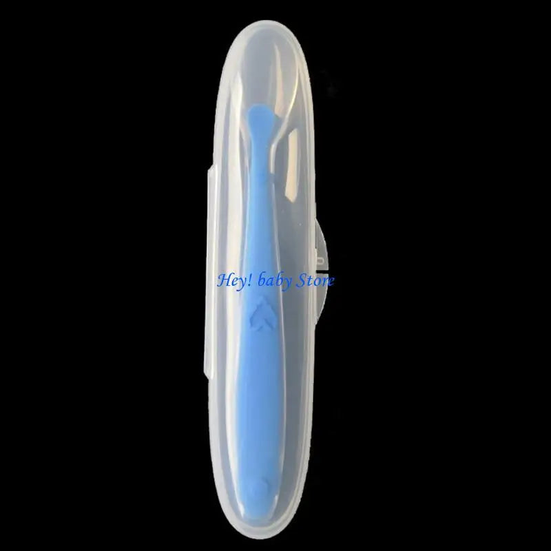 Baby Soft Silicone Spoon & Storage Box | BPA-Free Feeding
