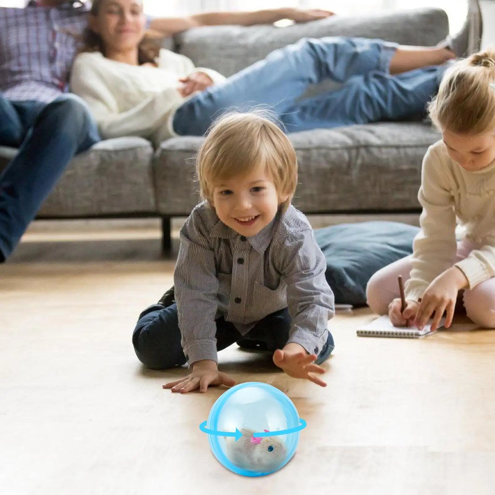 Electric Rolling Ball Toy for Cats, Hamsters & Small Pets Electric Pet Toy Peaceful Pleasures Health and Wellness