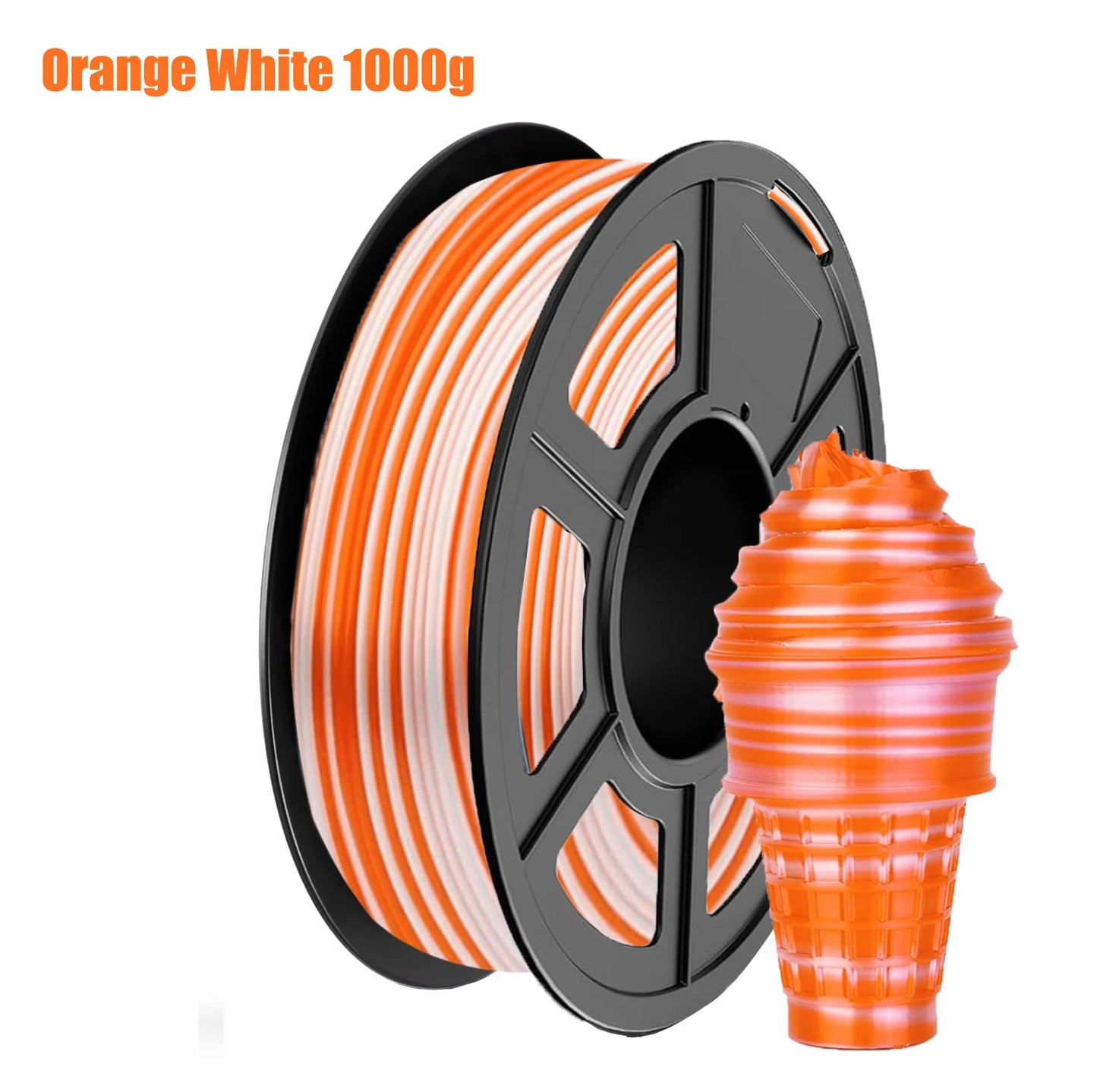 Rainbow PLA Filament 1.75mm Shiny Multicolor Christmas | 3D Maliang