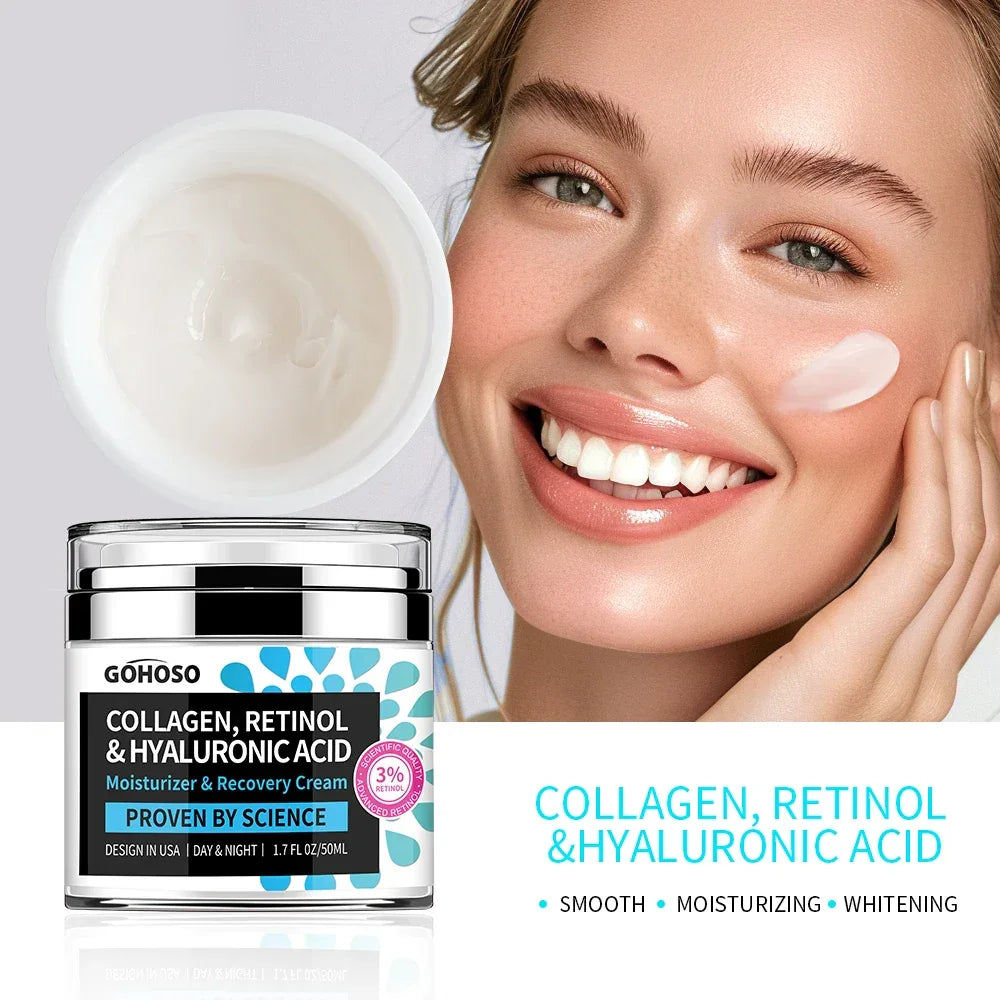 ENVISHA Collagen Retinol Face Cream – Anti-Aging & Moisturizing Peaceful Pleasures Health and Wellness