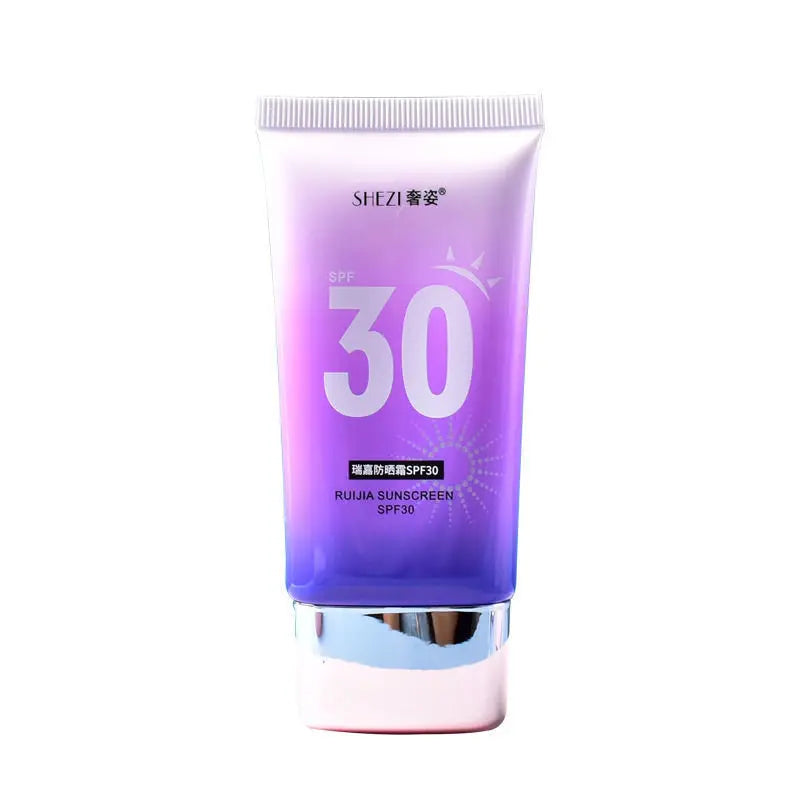 Original SPF30 Shezi Facial Body Sunscreen Whitening BB Cream Milk UV Sunblock Skin Protective Cream Anti-Aging Oil-control Peaceful Pleasures Health and Wellness 1pcs