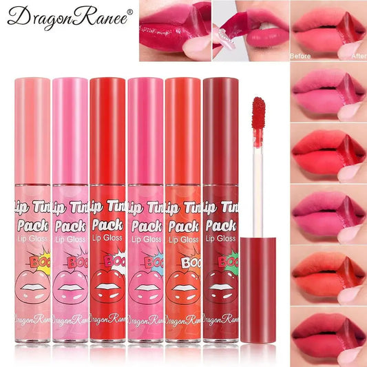 Dragon Ranee Peel-Off Matte Liquid Lipstick – Waterproof Lip Stain Peel-Off Lip Stain Oasis Select