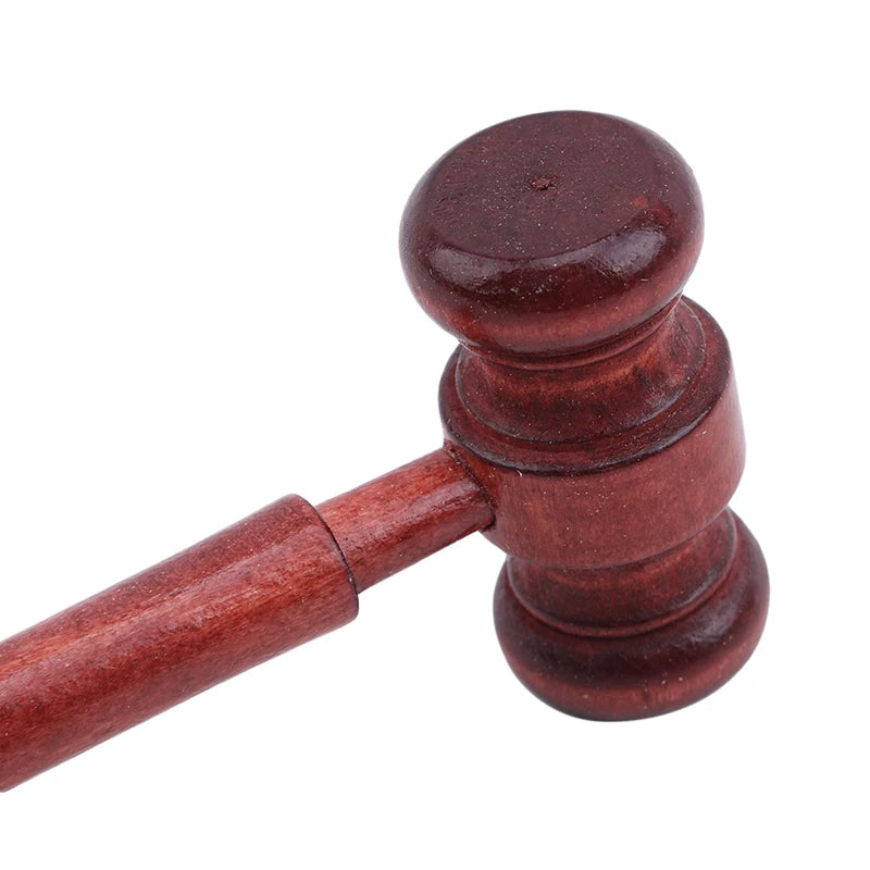Mini Hammer Lawyer Decoration Hammers Judge Hammer Wooden Hammer Wood Multi Tool Small Hammer Birthday Gift Christmas Toy Peaceful Pleasures Health and Wellness