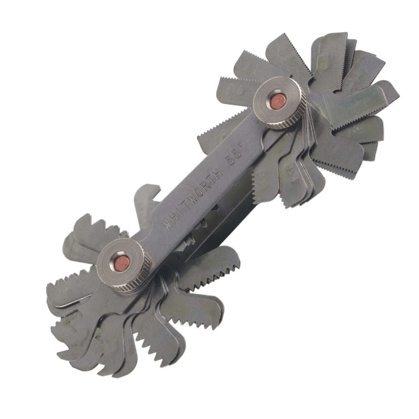 51/ Stainless Steel Thread Plug Gage 60 and 55 Degree Screw Pitch Measuring Tool Thread Measuring Gage Thread Measuring Peaceful Pleasures Health and Wellness GS01301-02