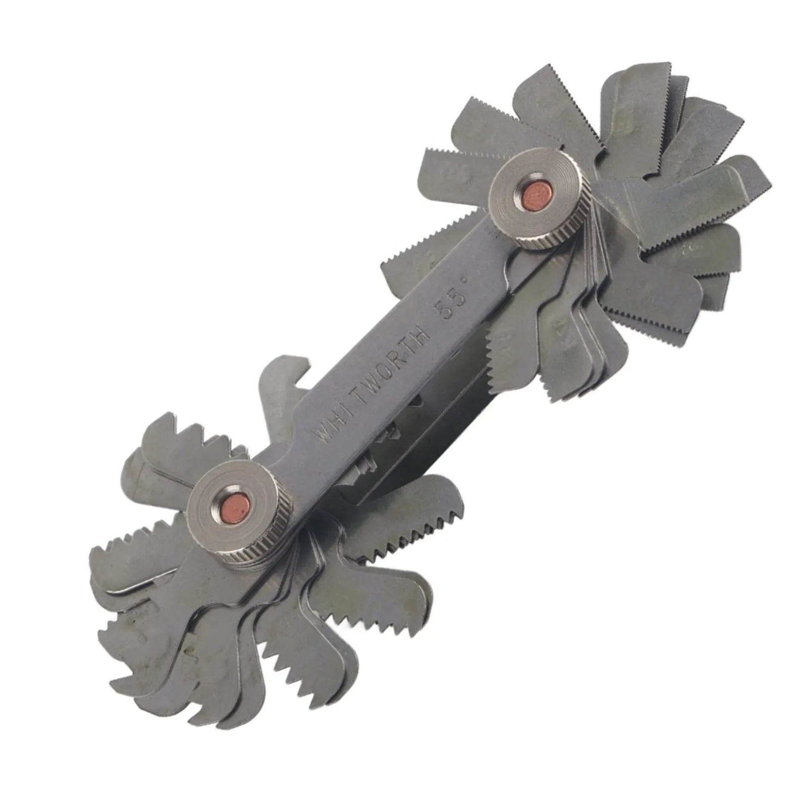 51/ Stainless Steel Thread Plug Gage 60 and 55 Degree Screw Pitch Measuring Tool Thread Measuring Gage Thread Measuring Peaceful Pleasures Health and Wellness GS01301-02