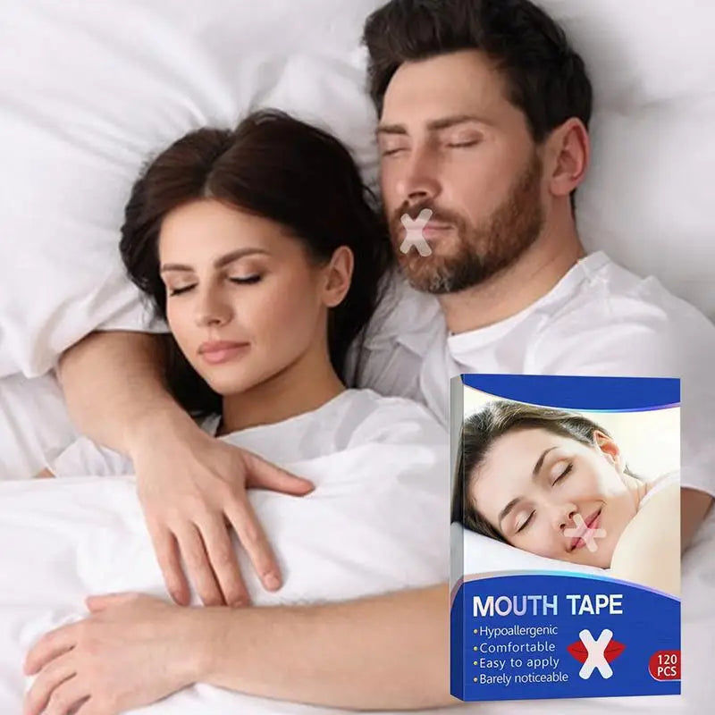 Sleep Mouth Tape 120 Strips – Nasal Breathing Sleep Patch