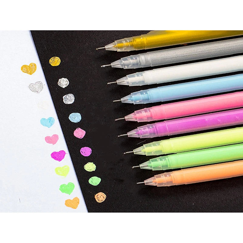 Bview Art 3 Colors Highlight Pen Drawing Fine Point Sketching Ink