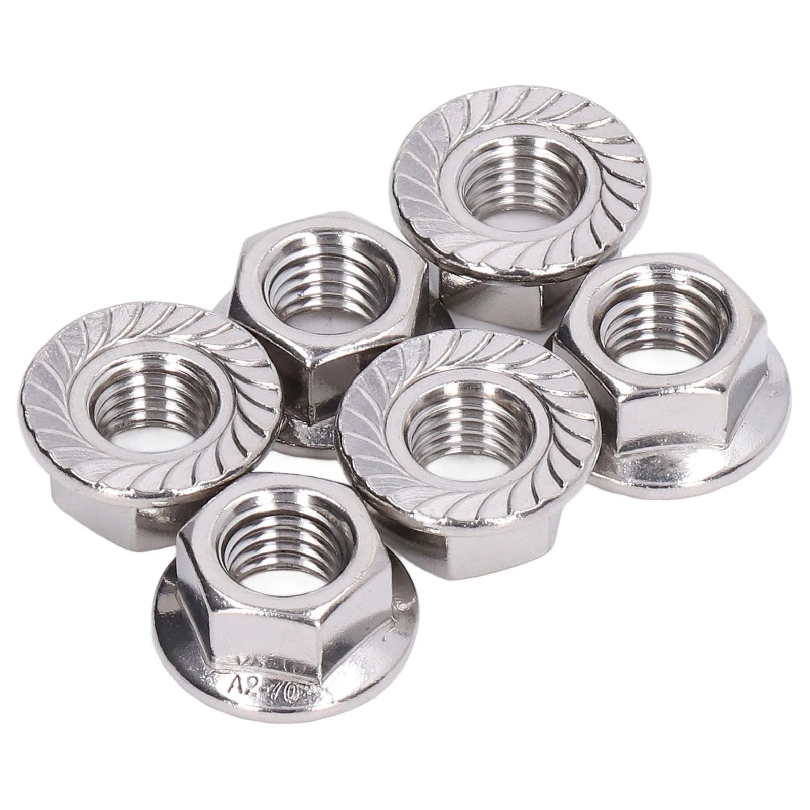 Nut Firm Fixing Good Match Nuts Fastener Standard Design A2-70 Stainless Steel Wide Use for Maintenance for Repair Peaceful Pleasures Health and Wellness