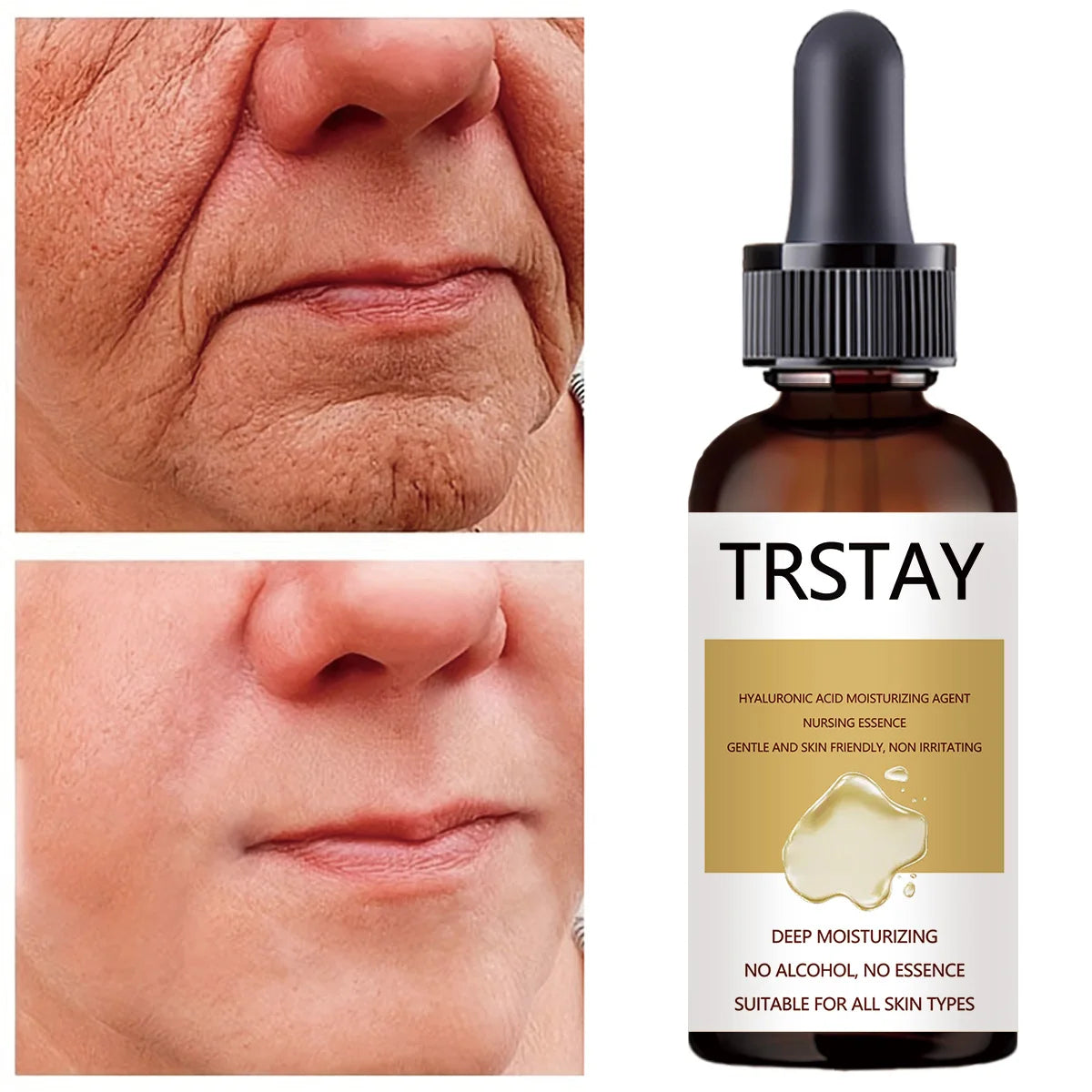 Snail Extract Serum Face Essence Anti Wrinkle Hyaluronic Acid Anti Aging Collagen Whitening Moisturizing Face Care Freeshipping Peaceful Pleasures Health and Wellness