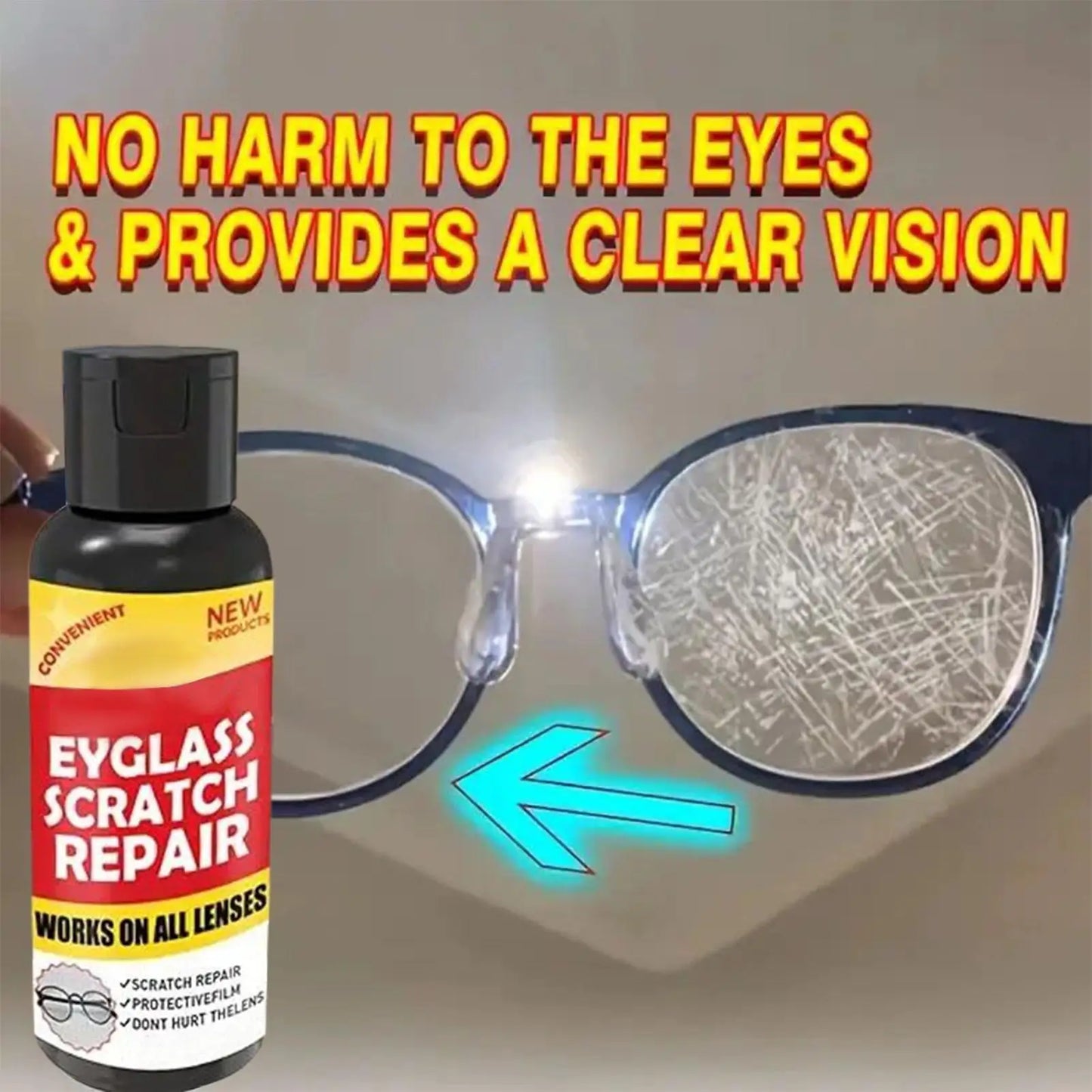 Scratch Repair Wax 100g | Lens Polish for Glasses & Screens