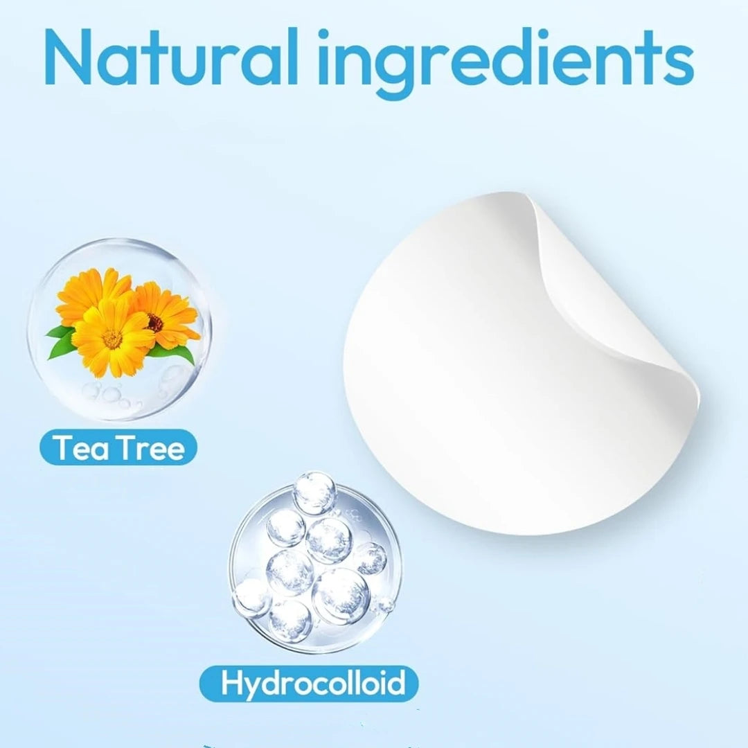 Hydrocolloid Acne Patches – Invisible, Waterproof, All Skin Types
