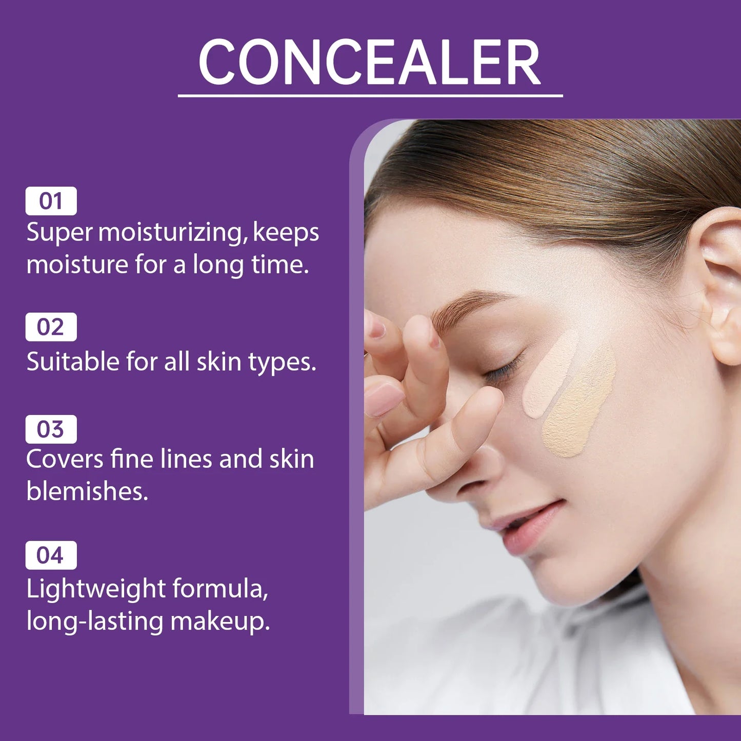Eelhope Moisturizing Concealer – Lightweight Long-Lasting Coverage