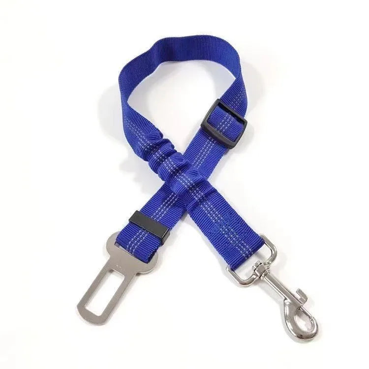 Dog Car Harness Set | Retractable Seatbelt Tether & Folding Bowl