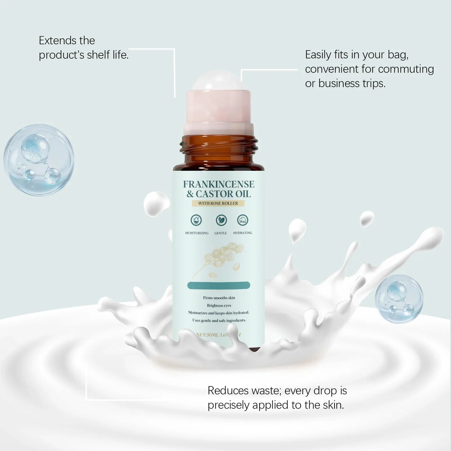 Frankincense & Castor Oil Rollerball – Nourishing Face & Body Oil