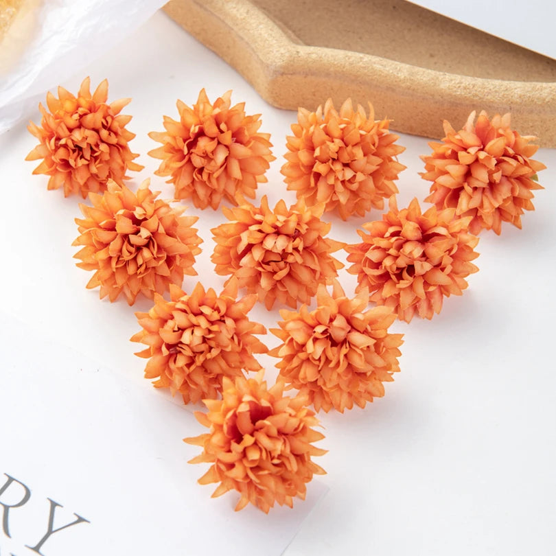50/100 Silk Carnation Flower Heads – Wedding & DIY Décor