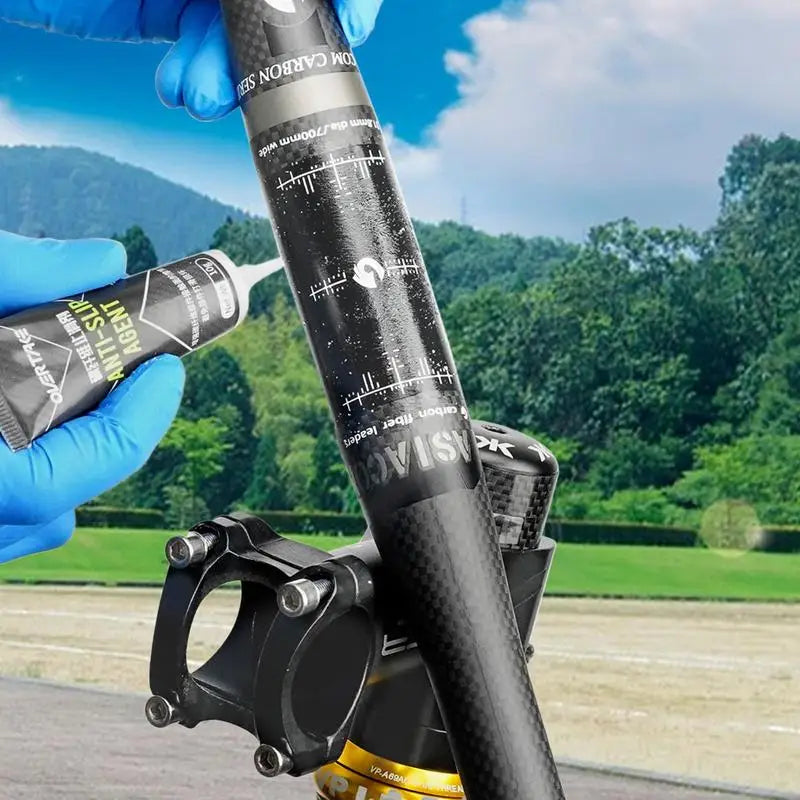 10G Carbon Fiber Anti Slip Agent For Seatpost Handlebar Frame Stem Surface Protection Bike Grease For Bicycle Repair Tool Peaceful Pleasures Health and Wellness