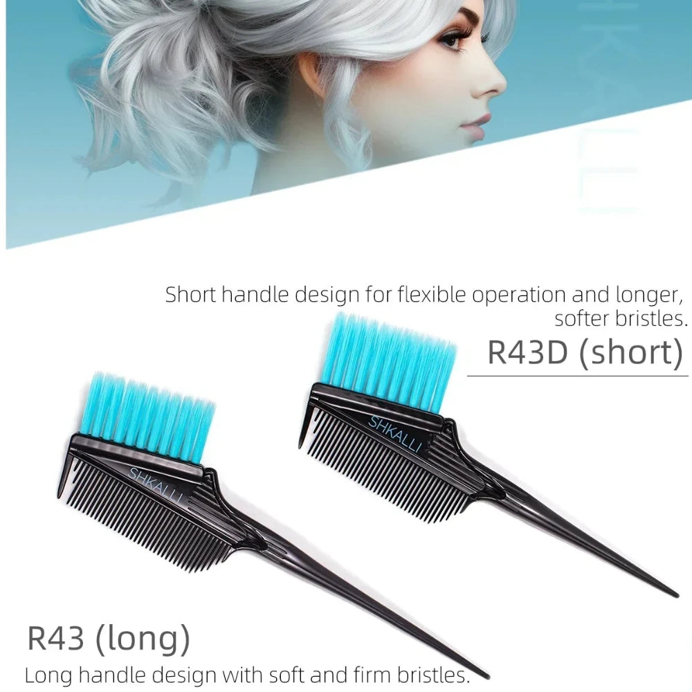 Hair Dye Brush Stylish Soft Bristles Professional Salon Hair Dye Tool Hair Coloring Brush DIY Salon Barber Brush Accessories 1Pc Peaceful Pleasures Health and Wellness