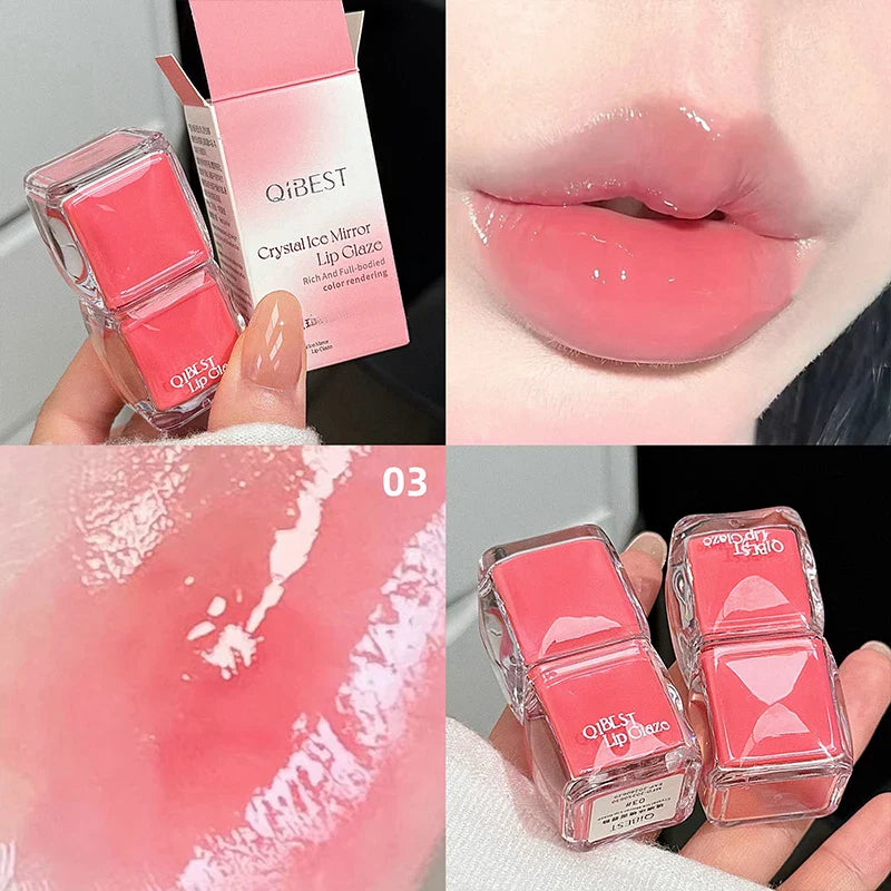 QIBEST Mirror Lip Gloss – Hydrating, Long-Lasting Lip Tint