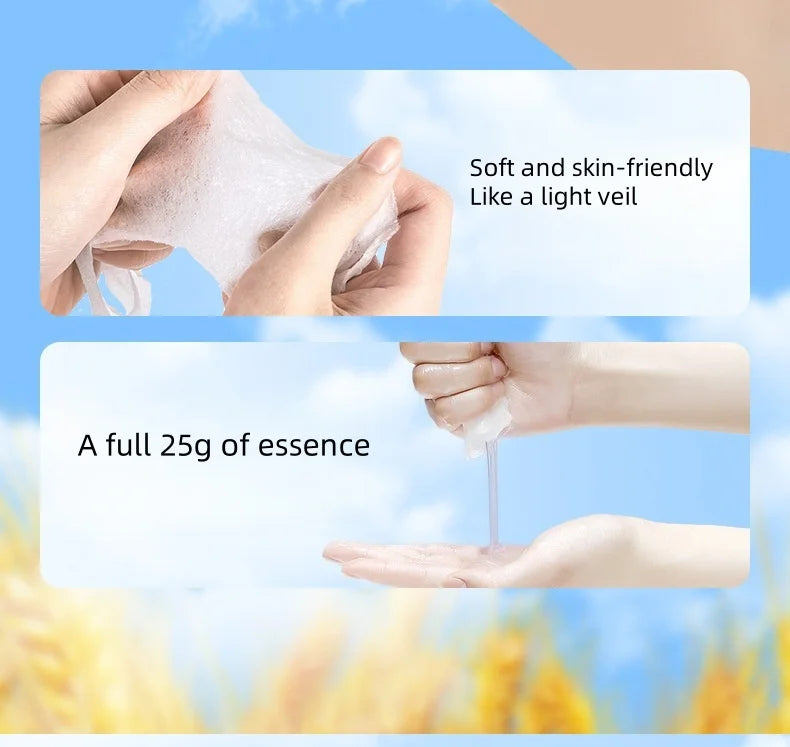 Oatmeal Face Mask – Glycerin & Hyaluronate Deep Hydration