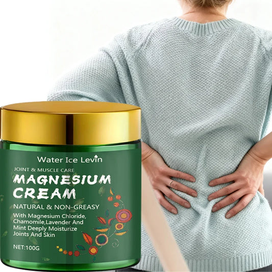 Magnesium Body Cream | Chamomile & Lavender | Non-Greasy 100g Magnesium Body Cream Peaceful Pleasures Health and Wellness
