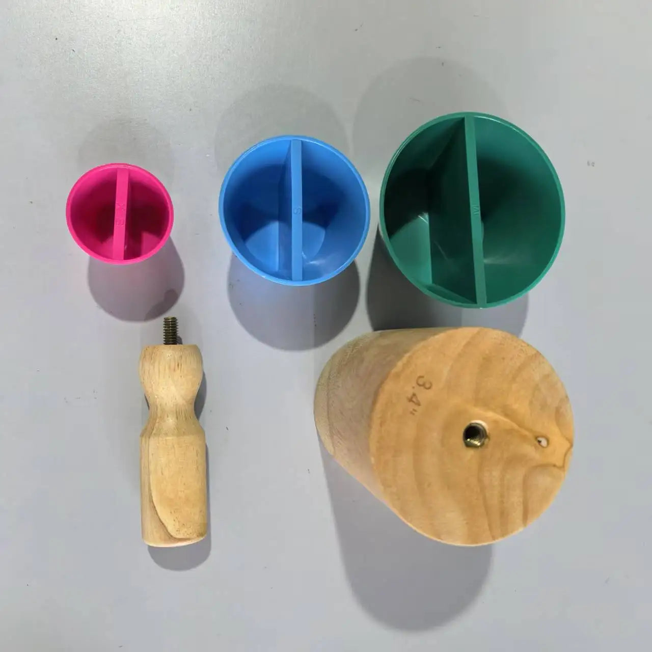 Pottery Molds Set with Wooden Clay Tools for Making Mugs And Vases plus 3 Rim Cone Pottery Shaping Tools Peaceful Pleasures Health and Wellness