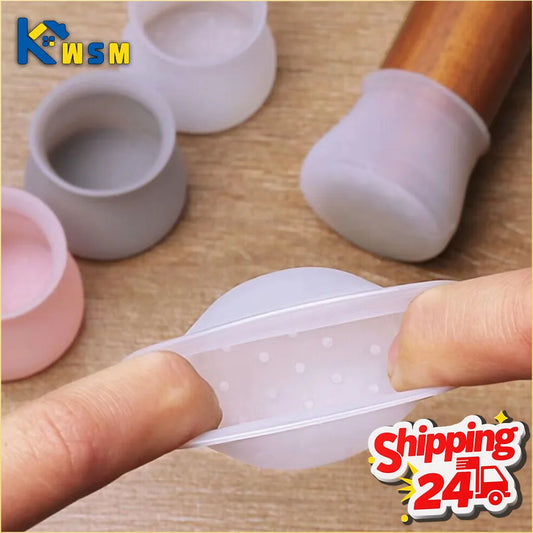 Silicone Chair Leg Caps – Non-Slip Floor Protectors 10–40 PCS Furniture Floor Protectors Oasis Select