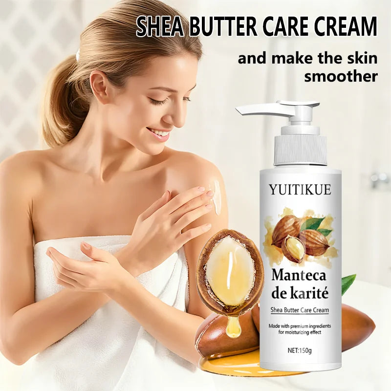 YUITIKUE Shea Butter Body Lotion 150g - Firming & Moisturizing, Non-Greasy Fast Absorption, for Smooth & Soft Skin Peaceful Pleasures Health and Wellness Default Title