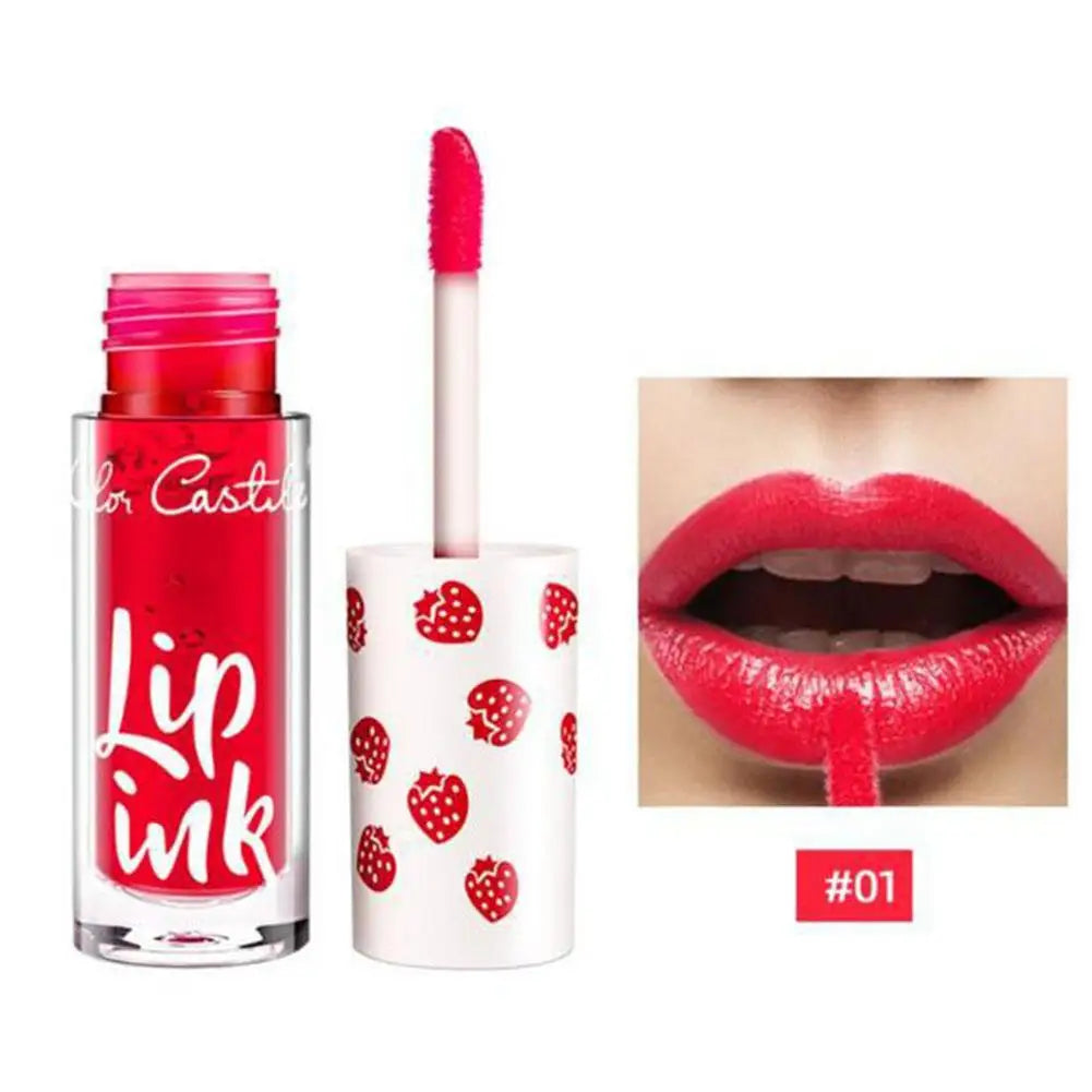 Moisturizing Liquid Lip Tint & Gloss – 3 Fruit Shades