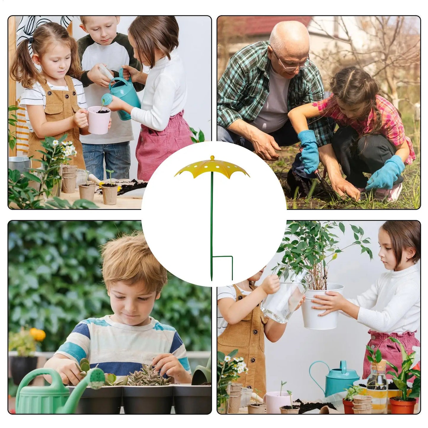 Mini Plant Umbrella UV Protection Portable Garden Shade Canopy