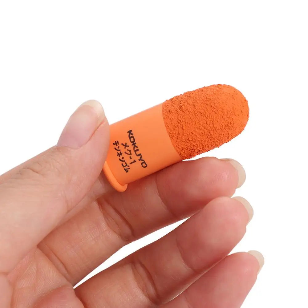 Multi-purpose Non-slip Finger Cover Natural Rubber Counting Fingertips Protector Gloves Anti-static Reusable Orange Finger Cots Peaceful Pleasures Health and Wellness