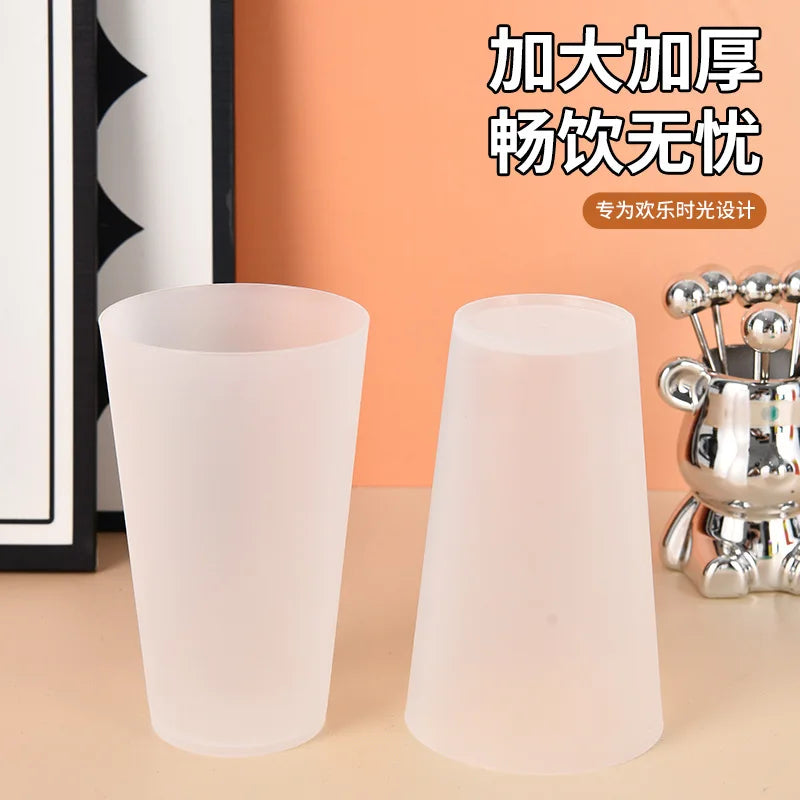 Unbreakable Stackable Restaurant Plastic Tumbler/Cup (Set of 8) 16 Ounce Clear for Restaurants and Home Dishwasher Safe BPA Free Peaceful Pleasures Health and Wellness