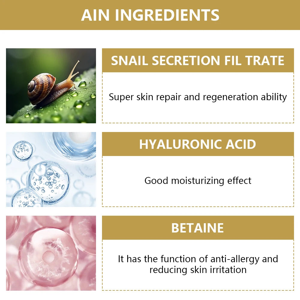 LGRAMER Snail Face Cream – Collagen Anti-Aging Moisturizer