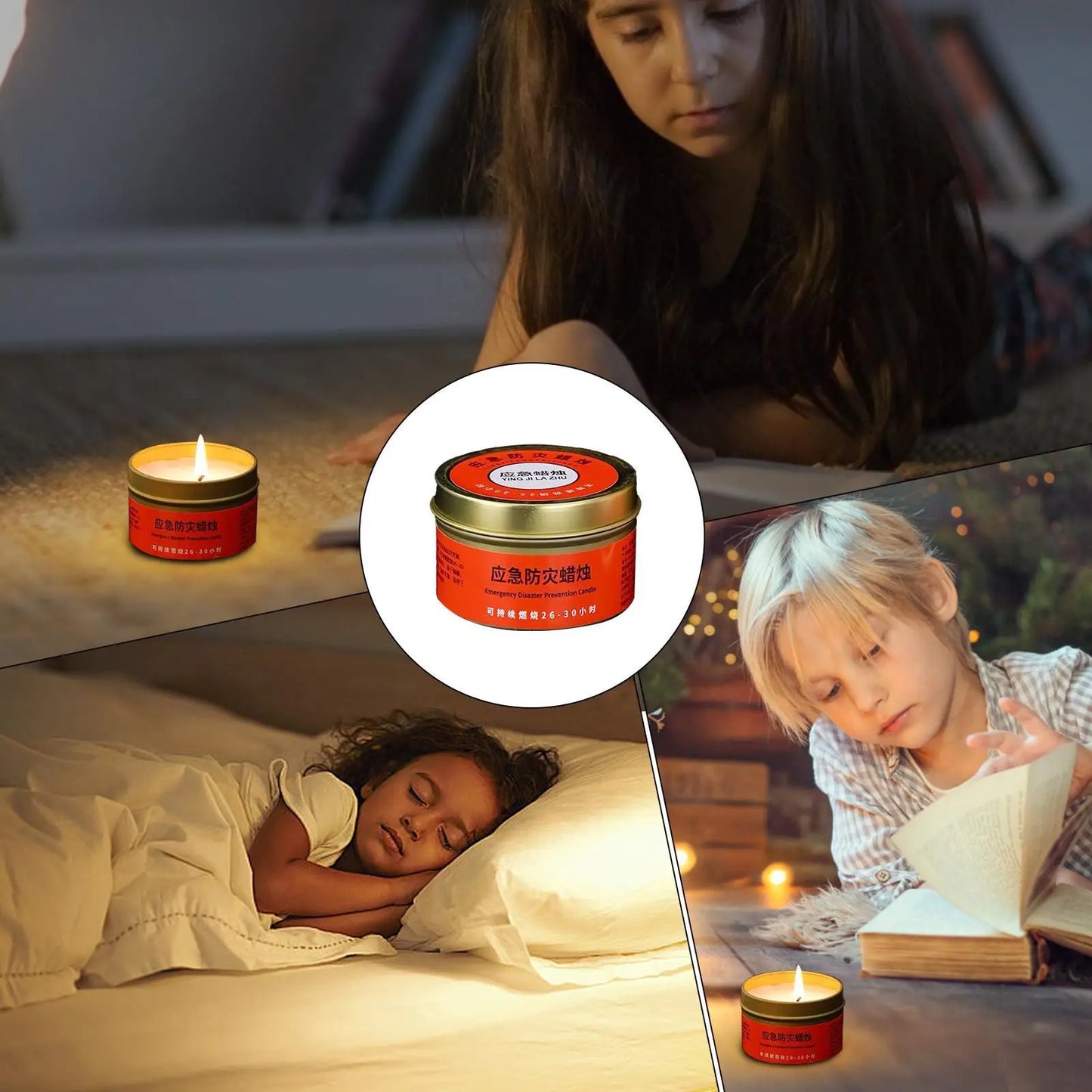 Windproof Smokeless Emergency Candle | Survival Jar Candle