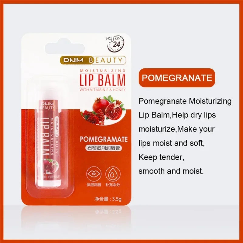 DNM 18-Color Moisturizing Lip Balm | Aloe & Vitamin E Lip Care