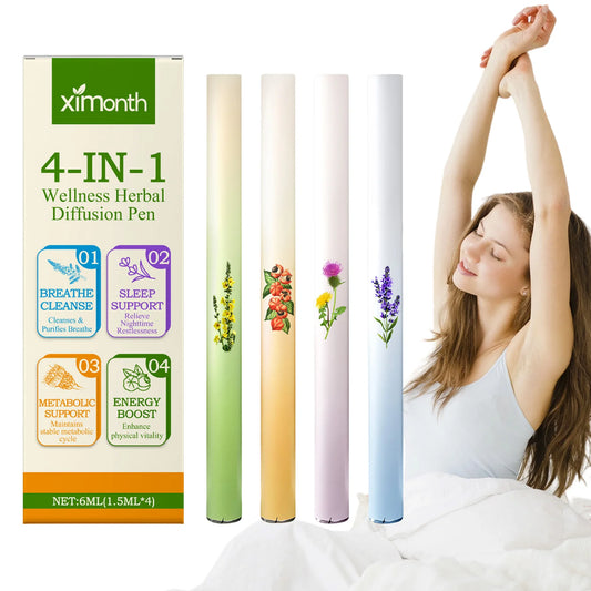 Herbals Combination Sticks Natural Aromatherapys Diffuser with Properties for Daily Use Peaceful Pleasures Health and Wellness